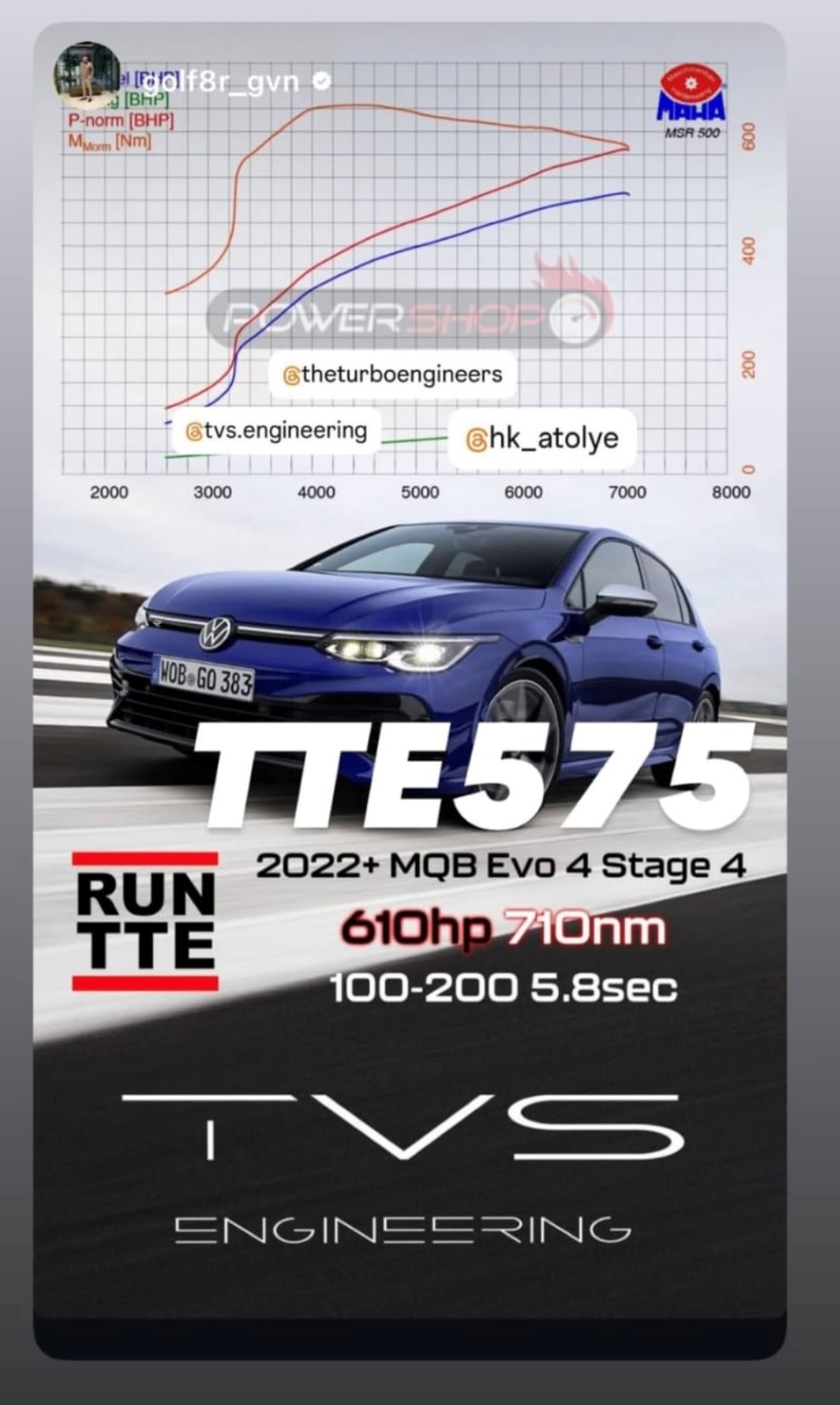 TTE575-610-DYNO-DRAGY