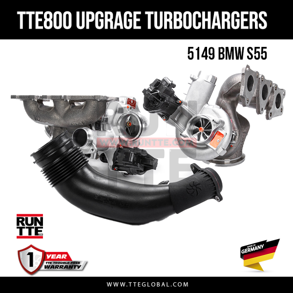 TTE800 5149 BMW S55 UPGRADE TURBOCHARGERS