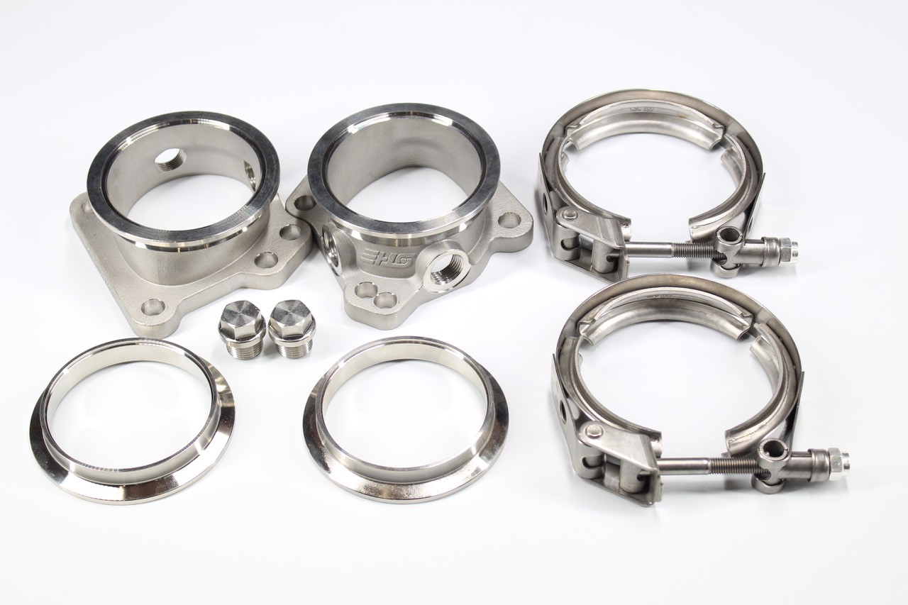 THE - Downpipe vband flange RS4 & RS6 K04 set inc fittings THE- B5 043 03